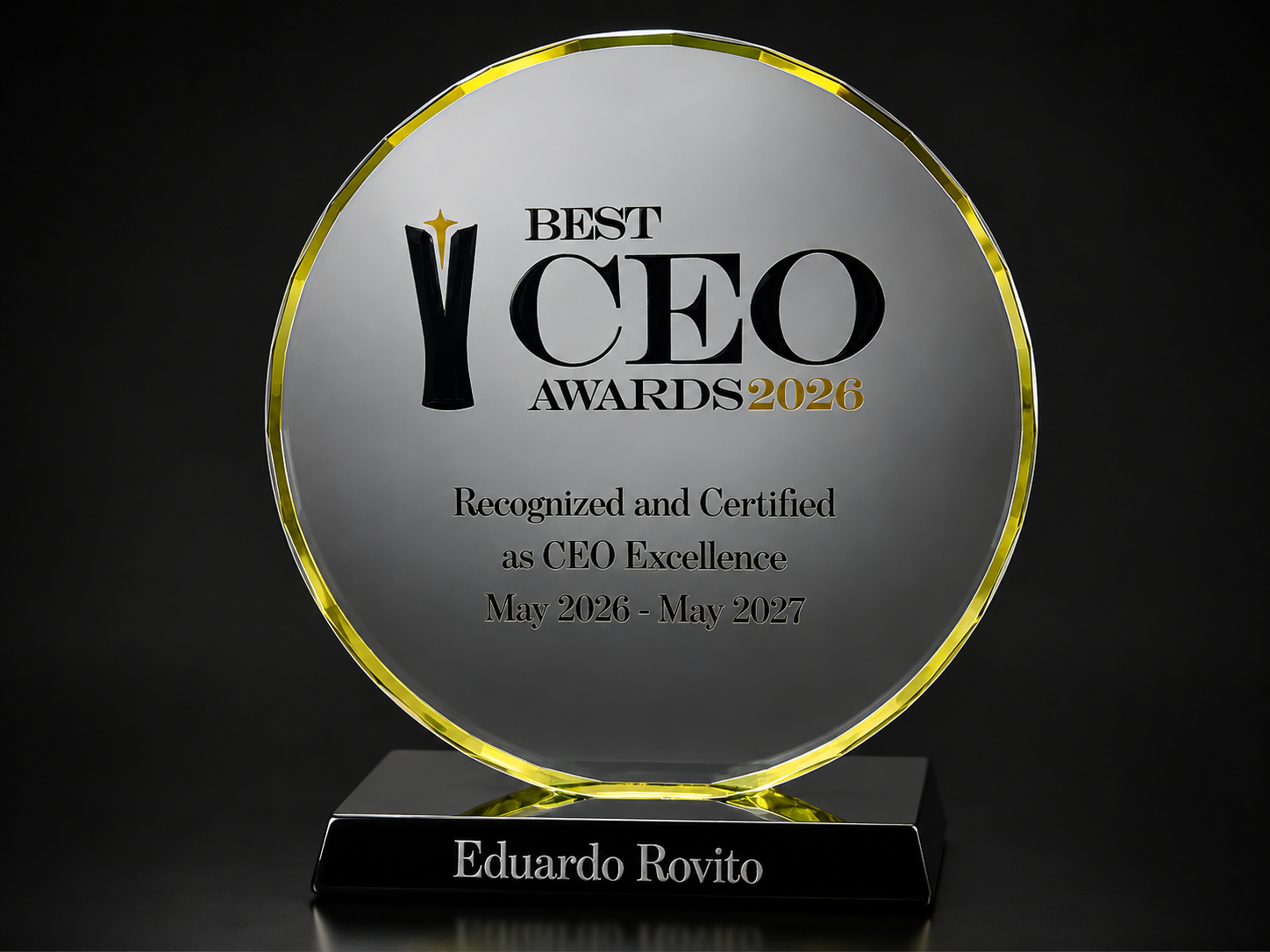 Trofeo Best CEO Awards 2026 - Eduardo Rovito